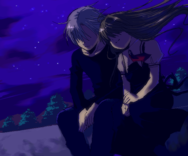 toono minagi and kunisaki yukito (air) drawn by wemu_(ivycrown)