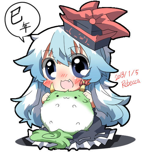 kamishirasawa keine and ex-keine (touhou) drawn by rebecca_(keinelove)
