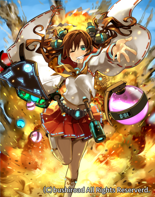 battle maiden touka (cardfight!! vanguard) drawn by i-la