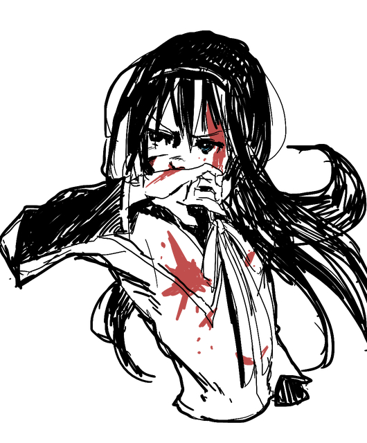 akemi homura (mahou shoujo madoka magica) drawn by watanabe_ignica