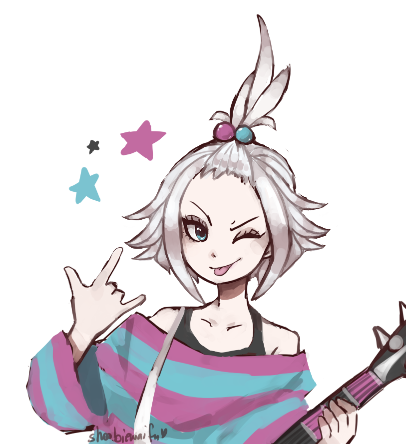 roxie (pokemon and 1 more) drawn by shoobiewaifu