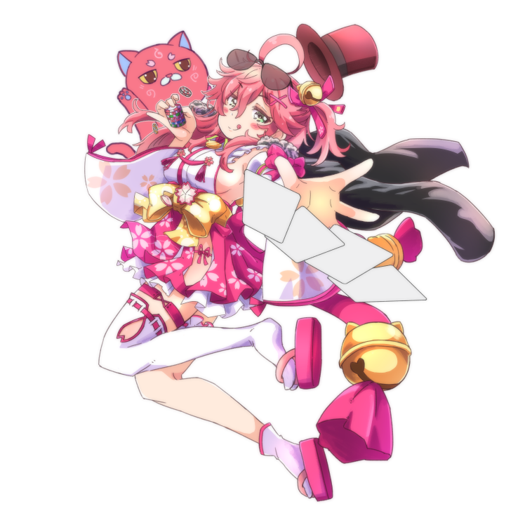 sakura miko and kintoki (hololive) drawn by totsuki_tooka