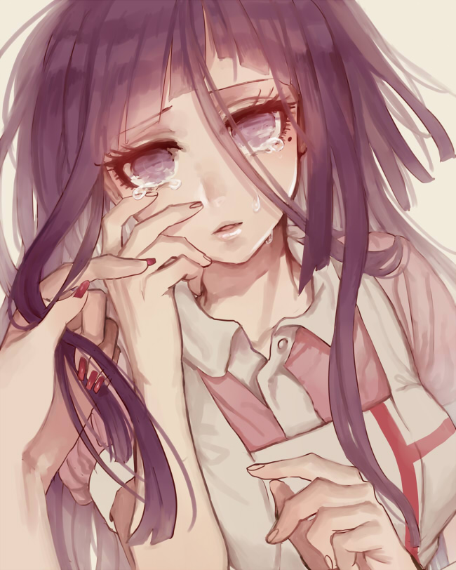 enoshima junko and tsumiki mikan (danganronpa and 2 more) drawn by inseki_tarou