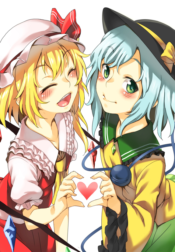 flandre scarlet and komeiji koishi (touhou) drawn by liminarity