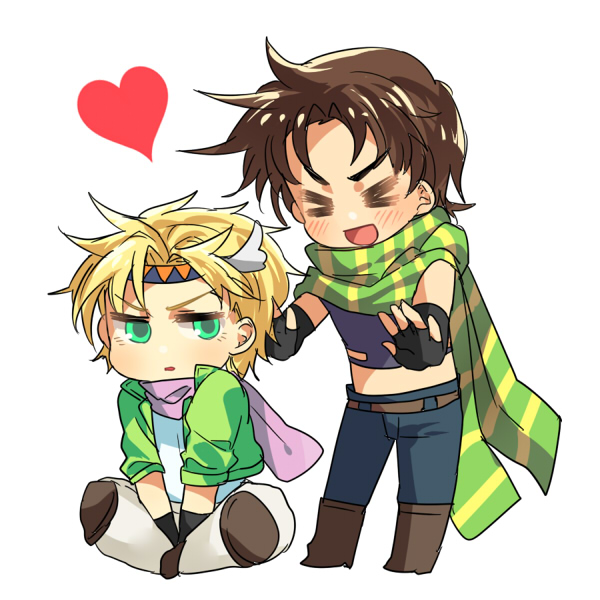 joseph joestar and caesar anthonio zeppeli (jojo no kimyou na bouken and 1 more) drawn by juuroku_anna