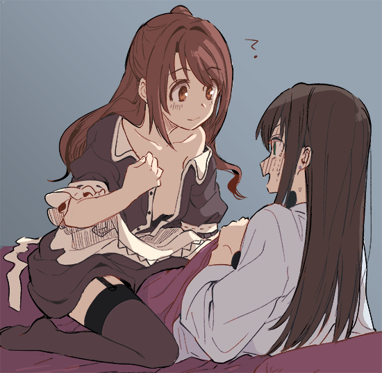 shibuya rin and shimamura uzuki (idolmaster and 1 more) drawn by akni