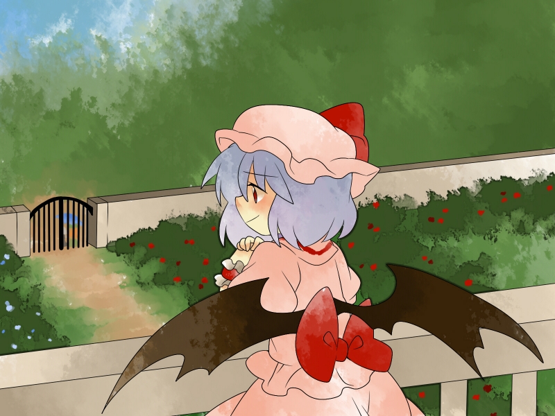 remilia scarlet, izayoi sakuya, and hong meiling (touhou) drawn by hammer_(sunset_beach)