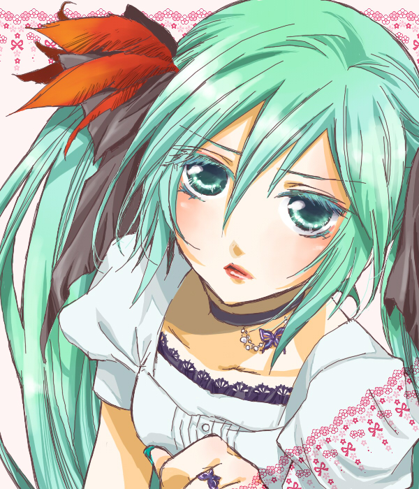 hatsune miku (vocaloid and 1 more) drawn by ichimatsu_shiro