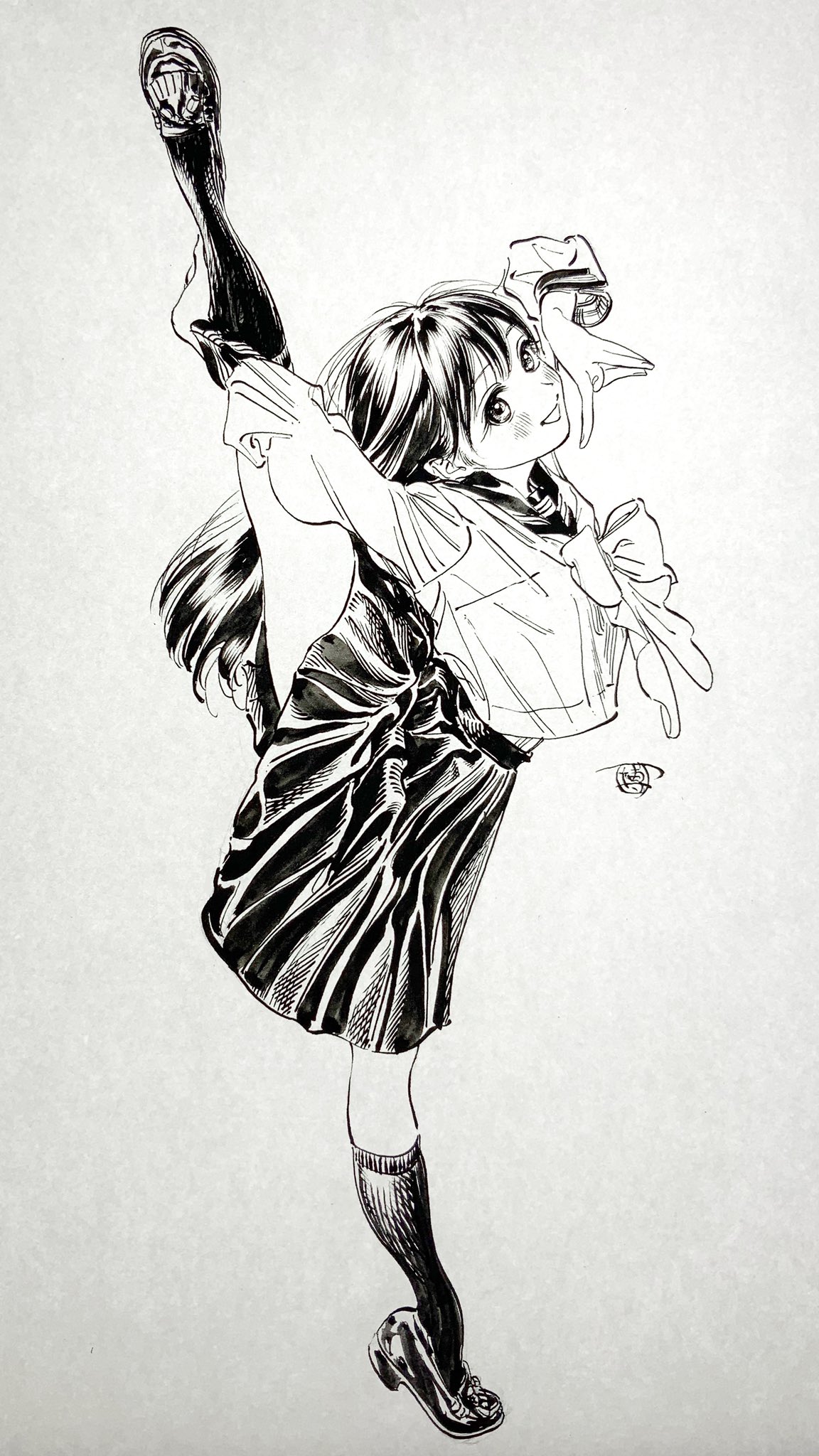 akebi komichi (akebi-chan no serafuku) drawn by hiro_(dismaless) | Danbooru