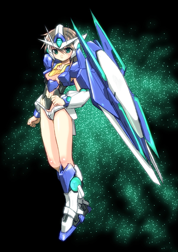 00 qan[t] (gundam and 1 more) drawn by shinjou_satomi