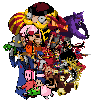 cathy, omoteura tokunosuke, takeda tetsuo, todoroki takashi, monster cat, and 11 more (yu-gi-oh! and 1 more) drawn by matsu_niwatori