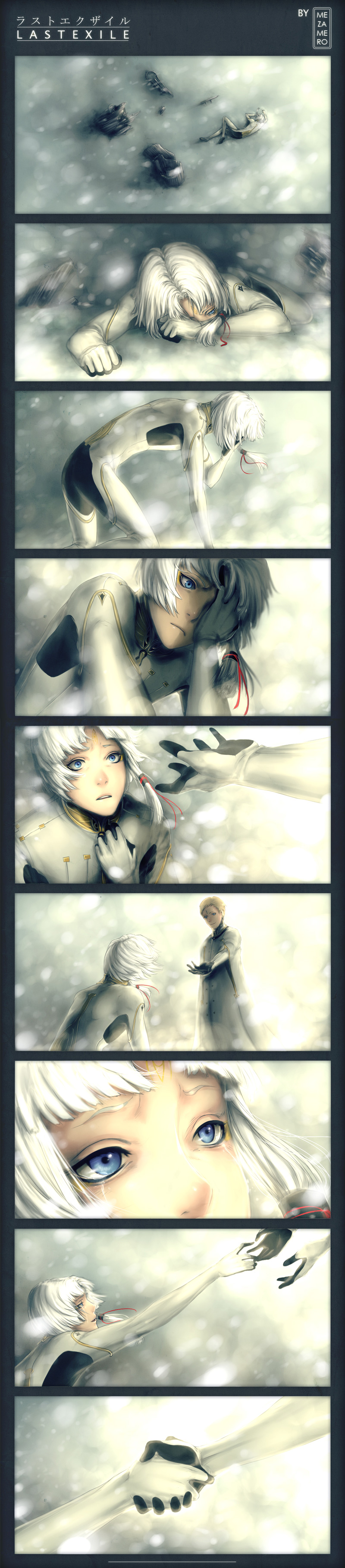 dio eraclea and lucciola (last exile) drawn by mezamero