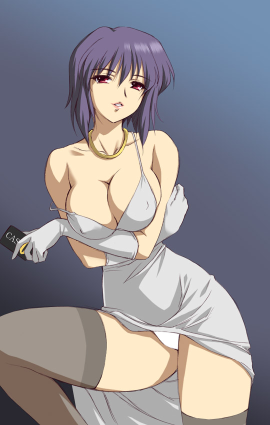 kusanagi motoko (ghost in the shell and 1 more) drawn by kuroda_akimi