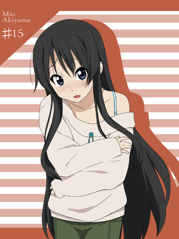 akiyama mio (k-on!) drawn by ikari_manatsu