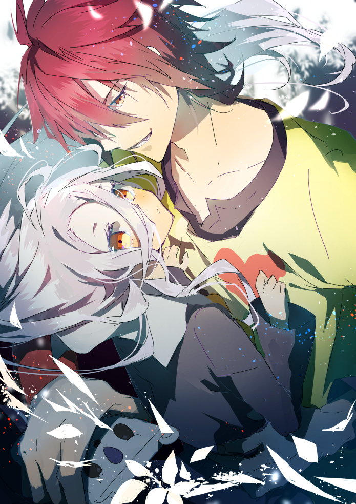 shiro and sora (no game no life) drawn by itohana