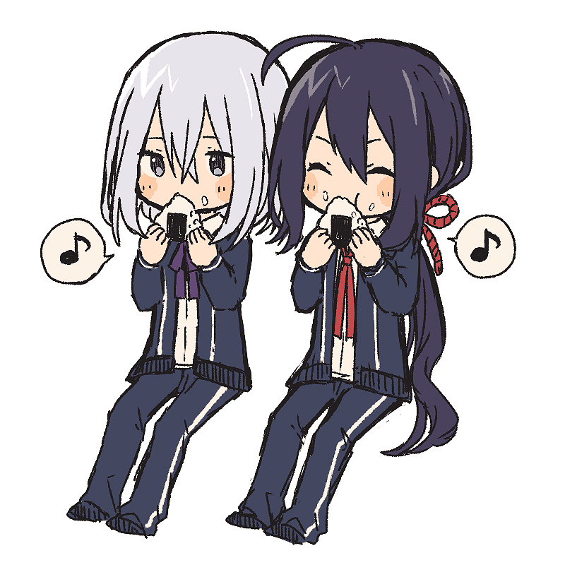 namazuo toushirou and honebami toushirou (touken ranbu) drawn by matsuki_(mikipingpong)