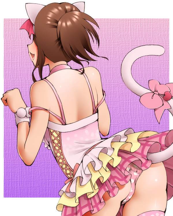 maekawa miku (idolmaster and 1 more) drawn by dr_rex