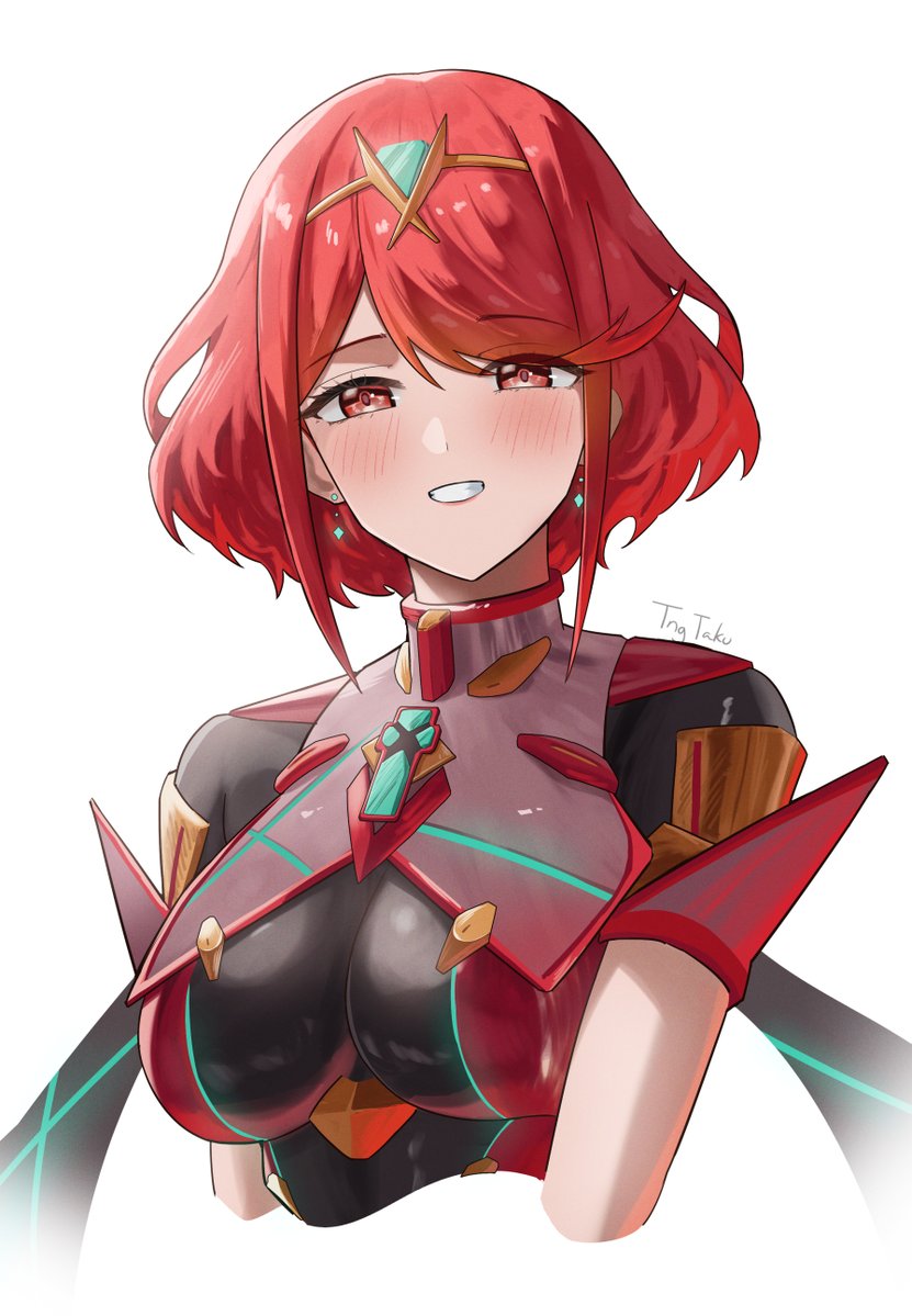pyra (xenoblade chronicles and 1 more) drawn by tngtaku