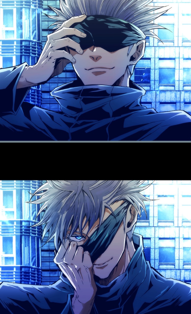 gojou satoru (jujutsu kaisen) drawn by chabyaku_(katara7707)