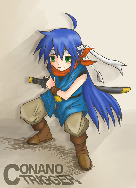 izumi konata and crono (lucky star and 1 more)