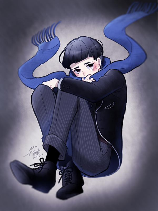 credence barebone (wizarding world and 1 more) drawn by nightcat
