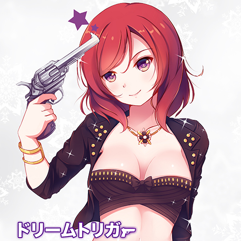 nishikino maki and pile (love live! and 1 more) drawn by euforia
