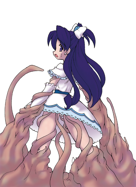 yukishiro honoka and cure white (precure and 1 more) drawn by ruuen_rouga