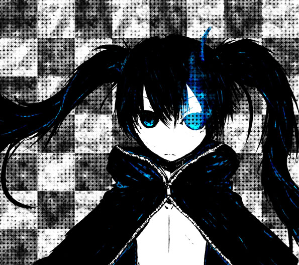 black rock shooter (black rock shooter) drawn by 221_(tsutsuichi)
