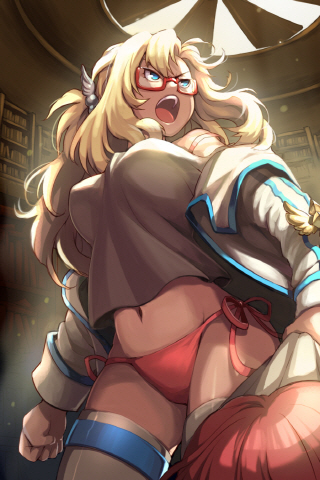 vernika answer and quartermaster knight (sword girls) drawn by wooni