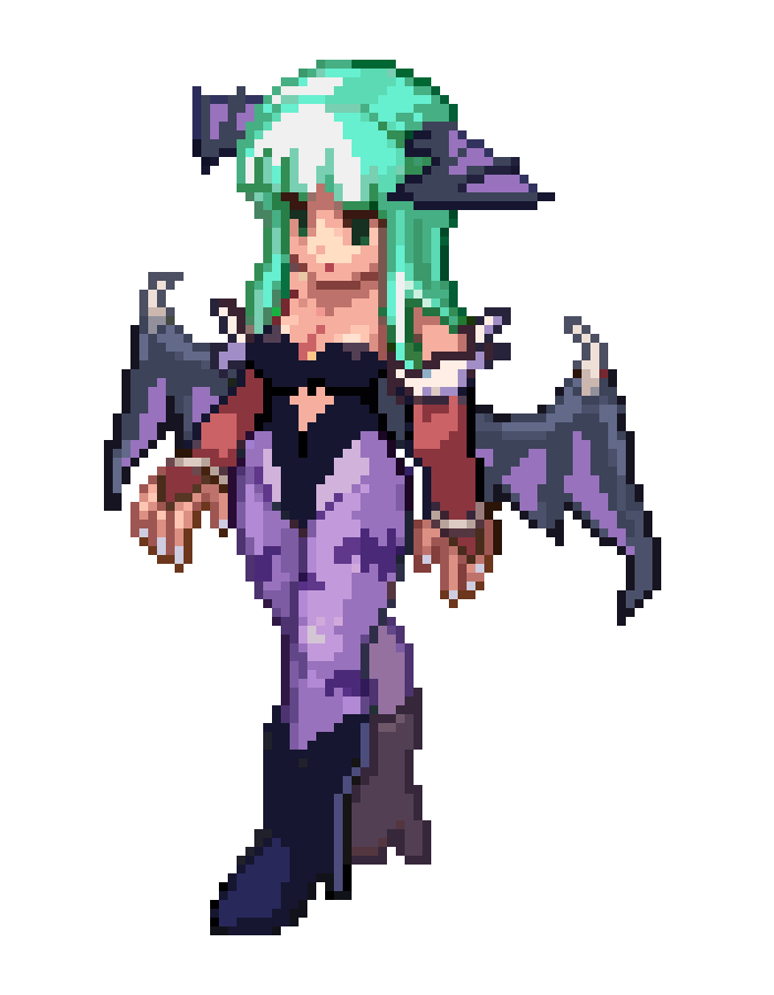 morrigan aensland and succubus (ragnarok online and 1 more) drawn by watcher_hollow