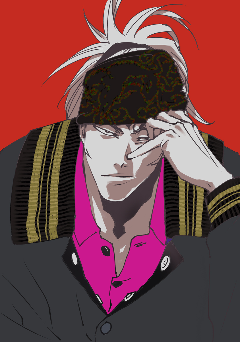 abarai renji (bleach and 1 more) drawn by kubo_tite