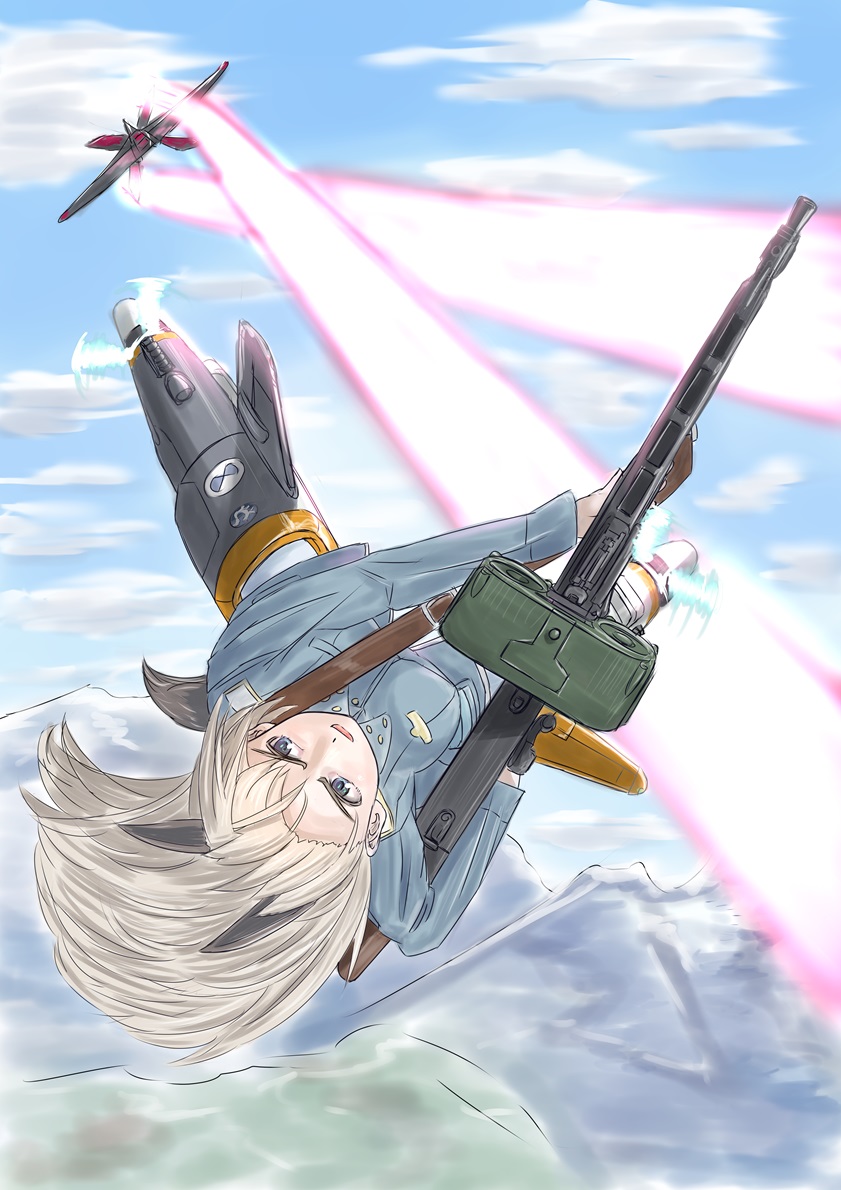 eila ilmatar juutilainen and neuroi (world witches series and 1 more) drawn by keyboardnoob
