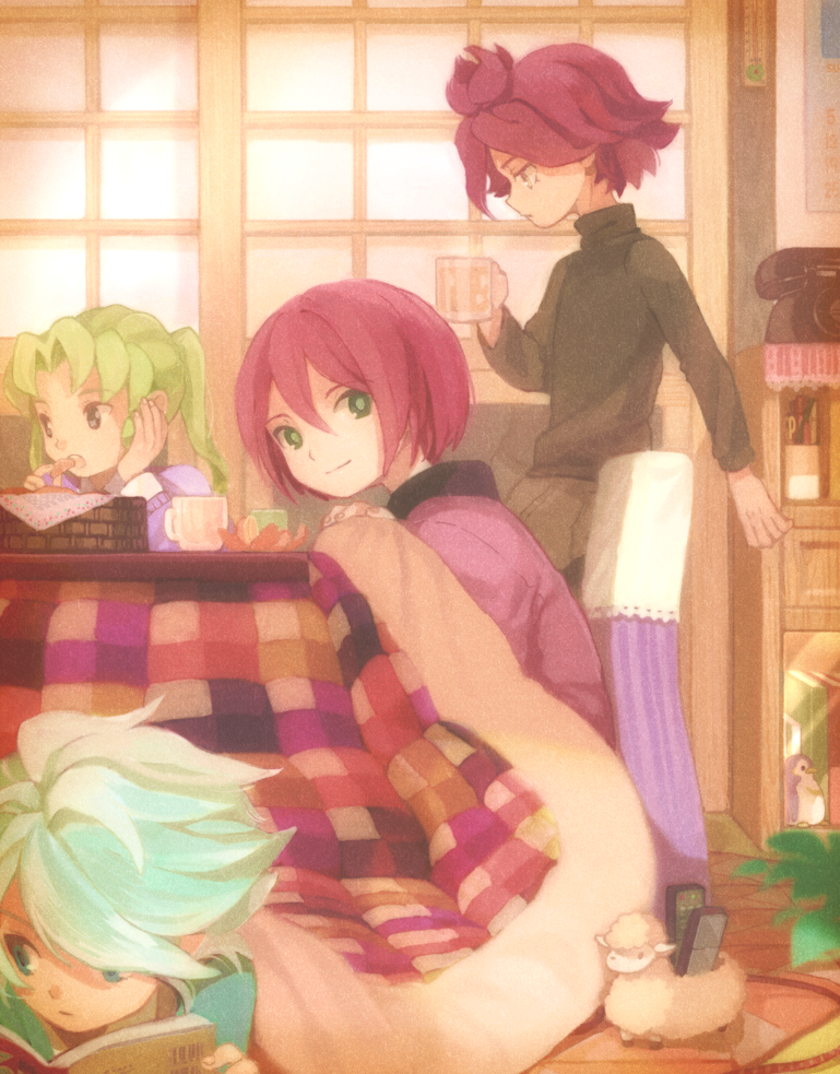 kiyama hiroto, nagumo haruya, suzuno fuusuke, and midorikawa ryuuji (inazuma eleven) drawn by shirakino