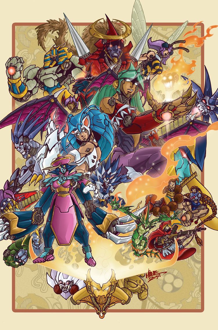 morrigan aensland, lilith, felicia, hsien-ko, b.b. hood, and 11 more (darkstalkers) drawn by alex_milne