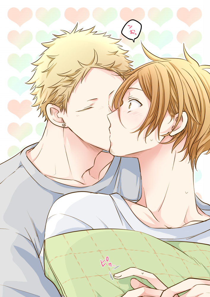 kaji akihiko and nakayama haruki (given) drawn by 961_masashi