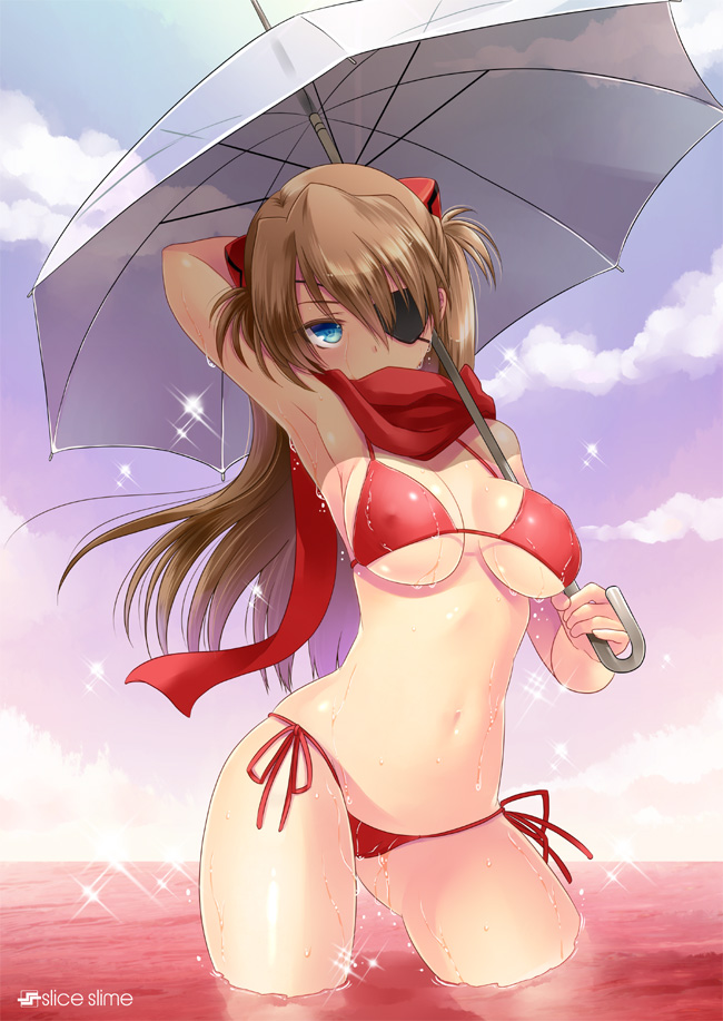 souryuu asuka langley (neon genesis evangelion and 2 more) drawn by 108_gou