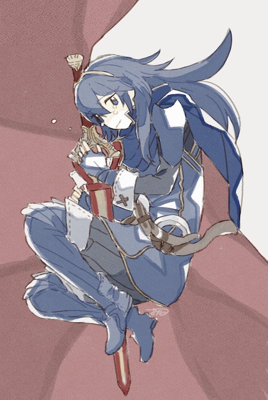 lucina (fire emblem and 1 more) drawn by murabito_ba