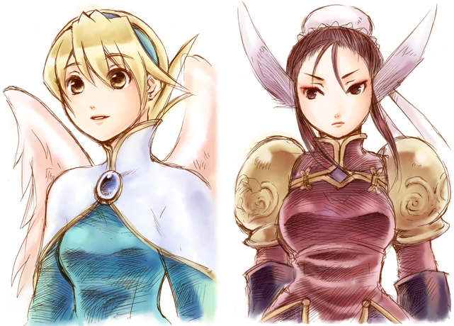 nina and ursula (breath of fire and 1 more) drawn by minamikaze_natsu