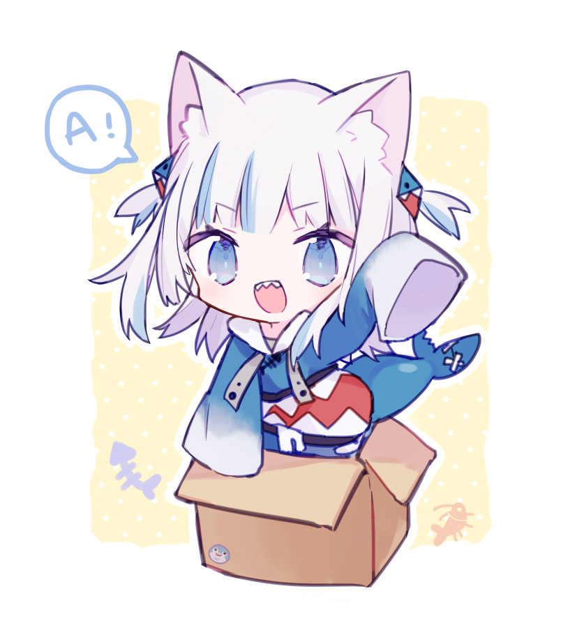 gawr gura (hololive and 1 more) drawn by mizumizu_(phoenix)