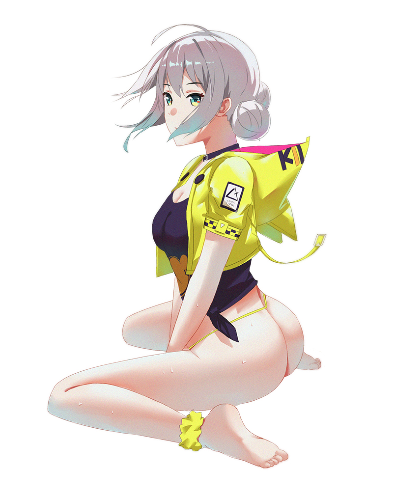 kiana kaslana (honkai and 1 more) drawn by lan_(a1553274327)