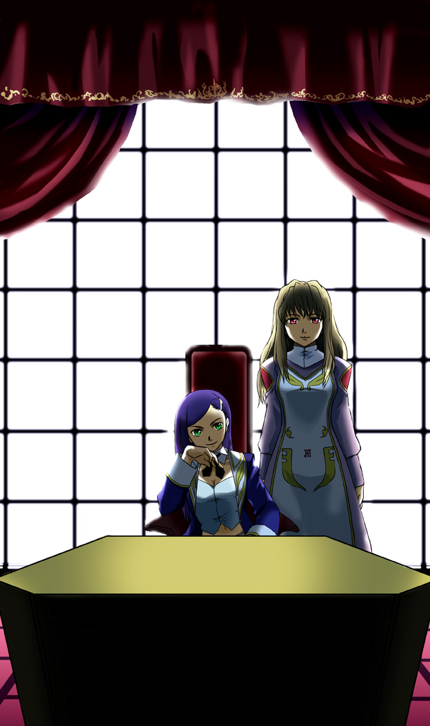 shizuru viola and natsuki kruger (my-otome) drawn by mura_(kiyohime)