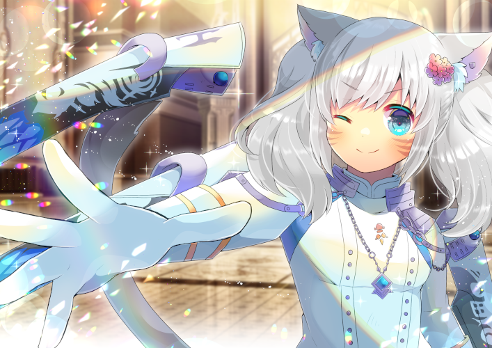 warrior of light and sage (original and 2 more) drawn by kou_hiyoyo