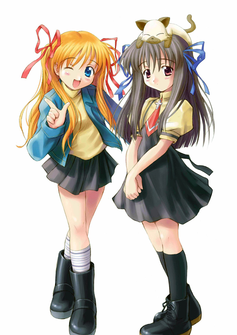 sawatari makoto, toono minagi, and piro (kanon and 2 more) drawn by goto_p