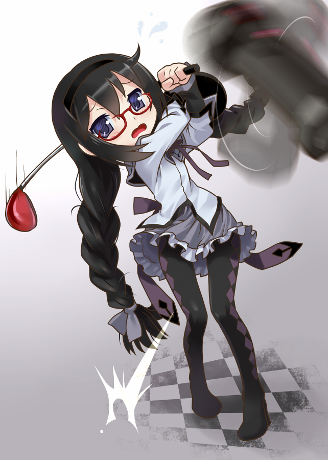 akemi homura (mahou shoujo madoka magica and 1 more) drawn by katahira_masashi