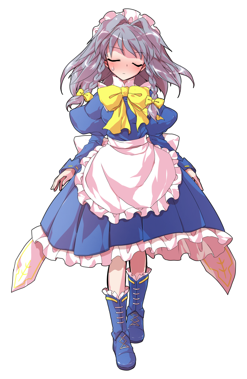 izayoi sakuya (touhou and 1 more) drawn by dairi