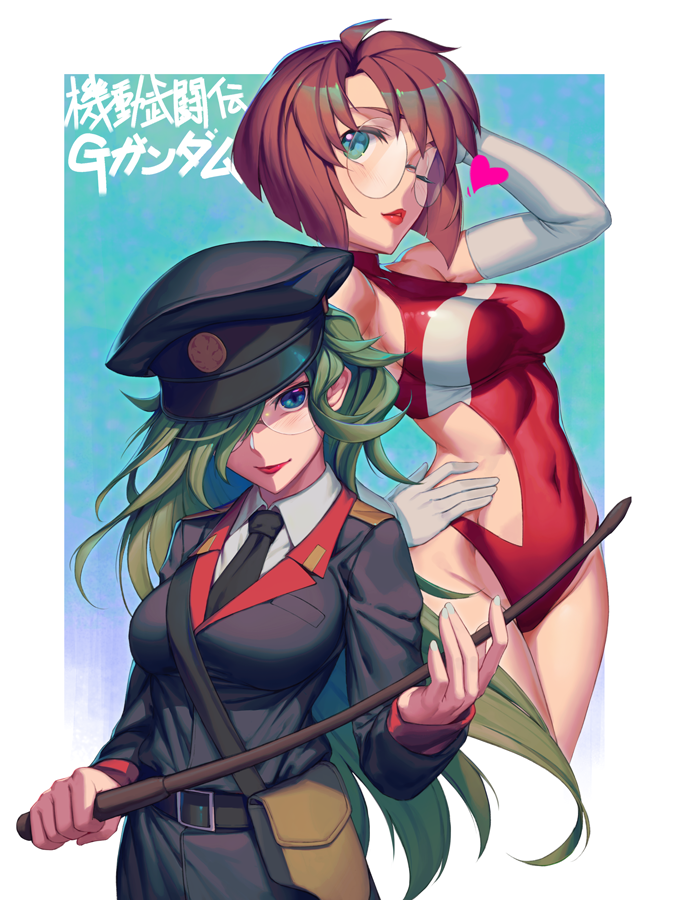 nastasha zabigov and bunny higgins (gundam and 1 more) drawn by rotix