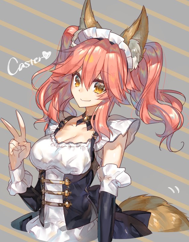 tamamo and tamamo no mae (fate and 2 more) drawn by chocoan
