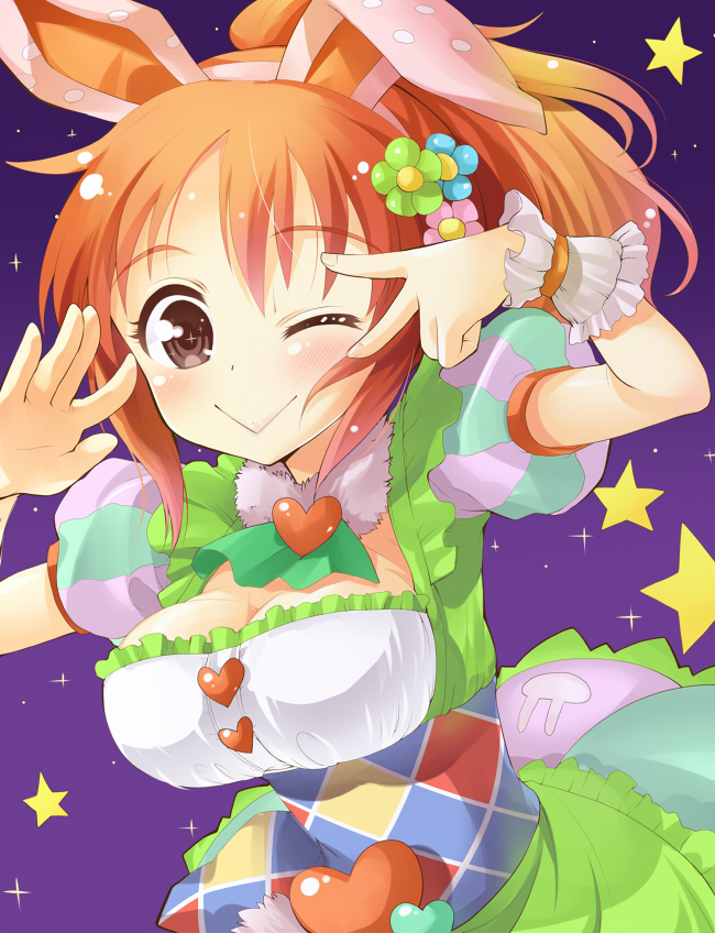 abe nana (idolmaster and 1 more) drawn by tilm