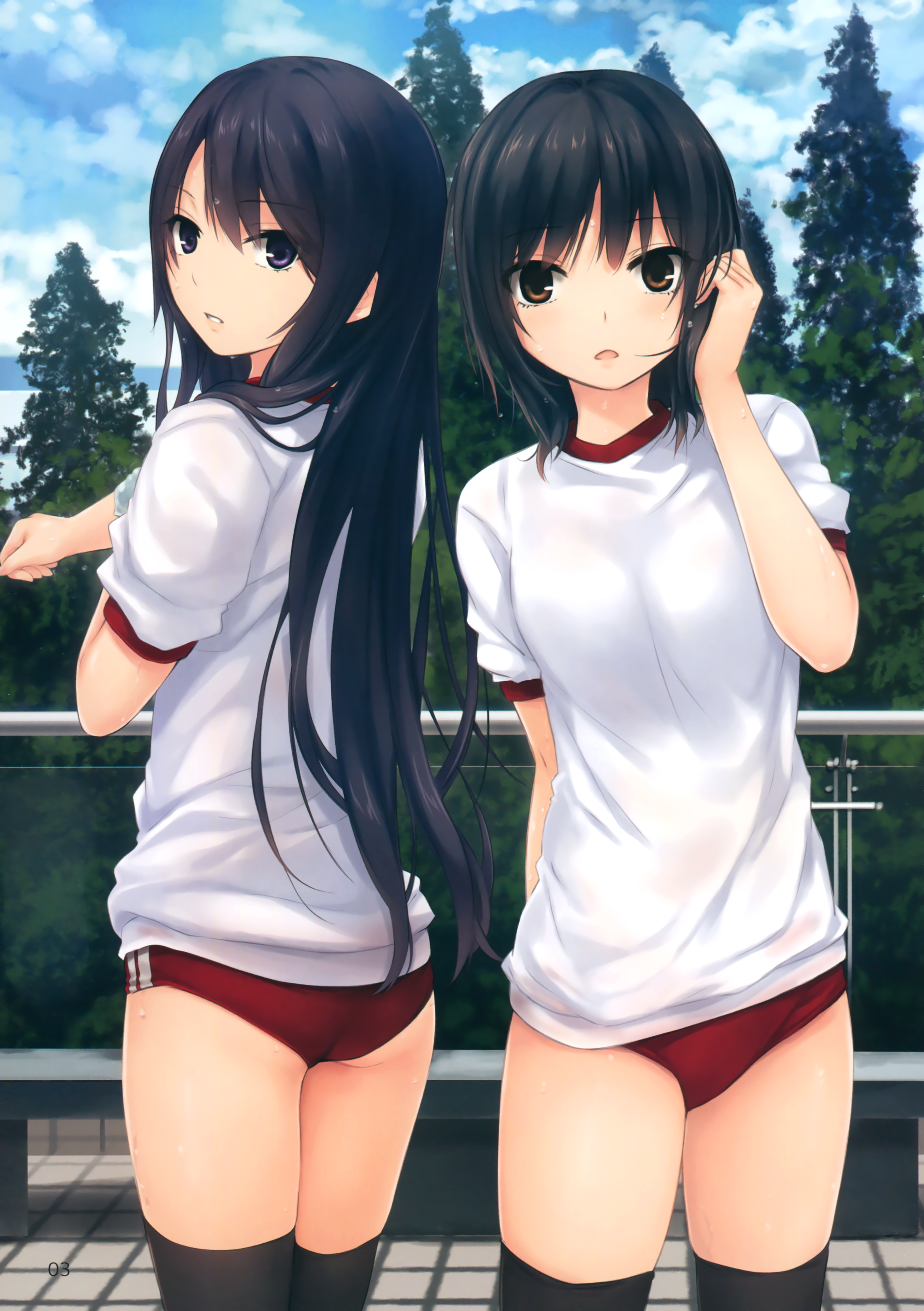 Aoyama Sumika And Shiramine Rika Original Drawn By Coffee Kizoku Danbooru Aoyama Sumika And Shiramine Rika Original Drawn By Coffee Kizoku Danbooru