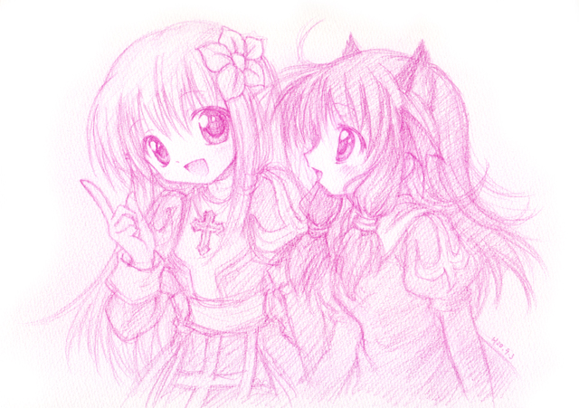 high priest and priest (ragnarok online) drawn by miesa